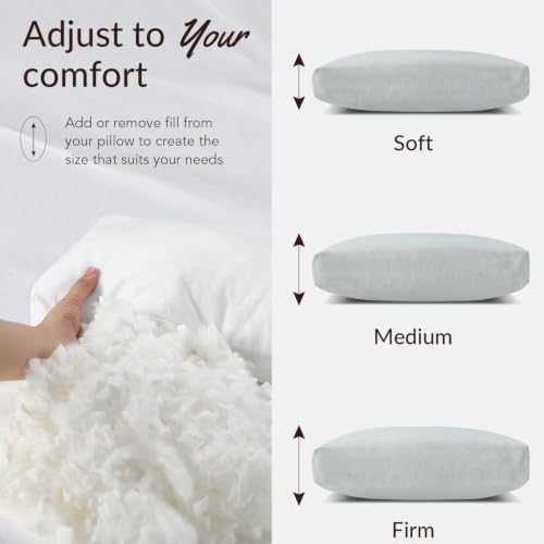 Head Recliner Pillow Adjustable Shredded Memory Foam Headrest Pillows - Image 2