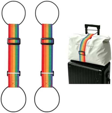 2-Pack Strong Adjustable Luggage Connector Straps by Unknown