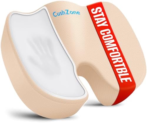 CushZone XL Memory Foam Seat Cushion by CushZone