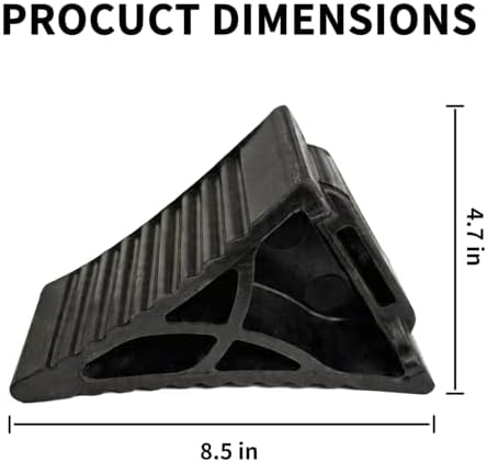 Rubber Wheel Chocks for RV Trailer - Image 2