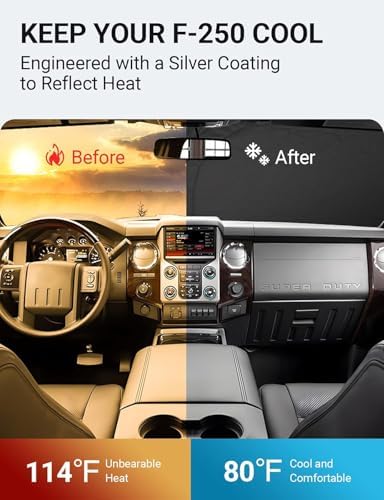 Proadsy Custom Fit Car Windshield Sun Shade - Image 3