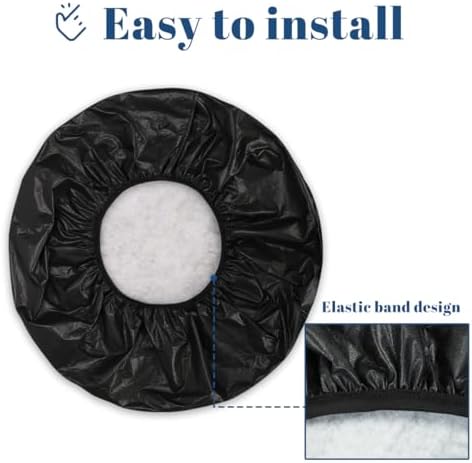 Moon Spare Tire Cover Waterproof Dust-Proof Spare Wheel Covers - Image 3