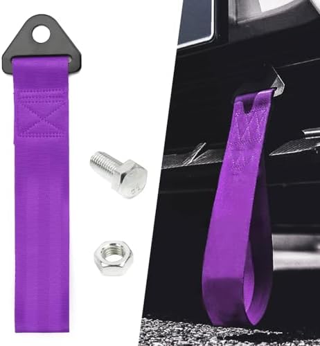 RASTP Racing Tow Strap for Front or Rear Bumper - Image 6