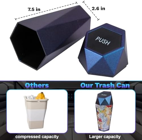 BFXM Car Trash Can Small Trash Bin - Image 7