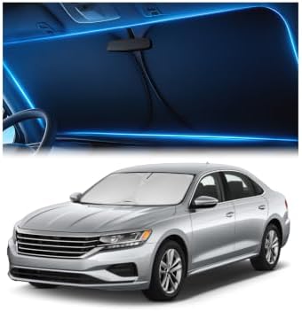 Magnelex Windshield Sun Shade for Volkswagen Passat 2012-2022, Foldable Car by Magnelex