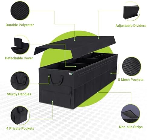 MIU COLOR Trunk Organizer for Car, 72L Collapsible Car Storage - Image 2