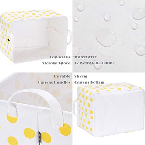 Sea Team Large Rectangle Open-Top Canvas Storage Basket - Image 5