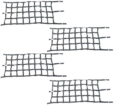 4 Pack 42"x82" Heavy Duty Small Cargo Net by MyteeProducts
