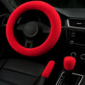 Fluffy Steering Wheel Cover 3PCS Set – Plush Fuzzy Fur Steering Wheel Cover by Unknown