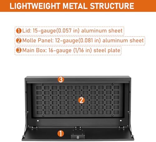 Hooke Road Tailgate Storage Lock Box - Image 6