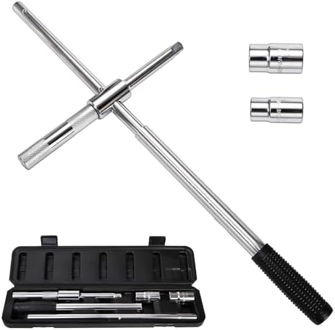 yarlung 25" Extended Lug Wrench, 4 Way Wheel Nut Wrench Set by Yarlung