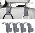 4PCS Car Seat Headrest Hook, Automotive Back Seat Storage Holder Hanger by ANFTDCO