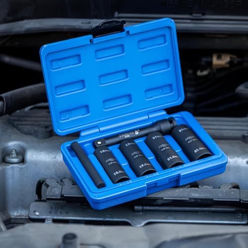 NEIKO 02290B Lug Nut Socket Set, 1/2” Impact Thin Wall Flip Socket Set - Image 6