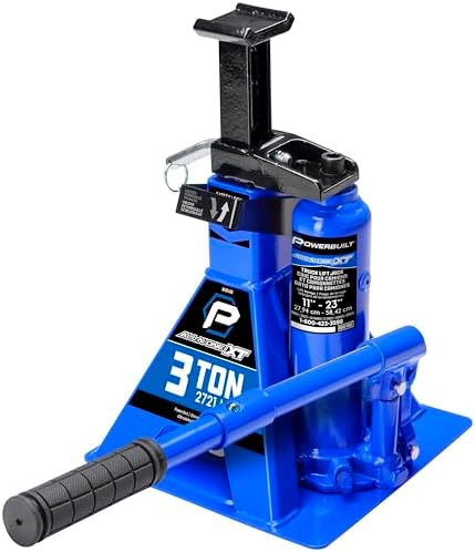 POWERBUILT 3 Ton All-in-One Hydraulic Bottle Jack and Jackstand in One by PowerbuiltTools