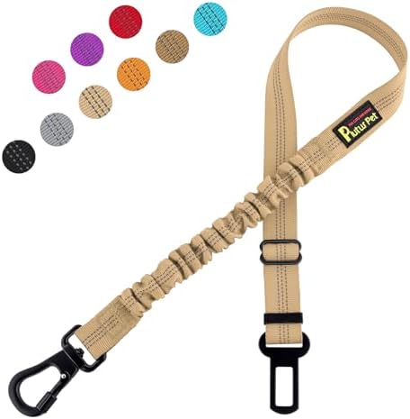 Plutus Pet Dog Seat Belt for Car, Adjustable Harness by PLUTUSPET