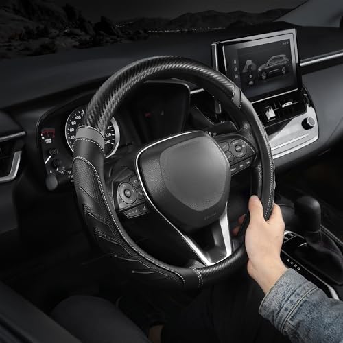 West Llama Car Steering Wheel Cover Anti-Slip, Sporty Design - Image 4