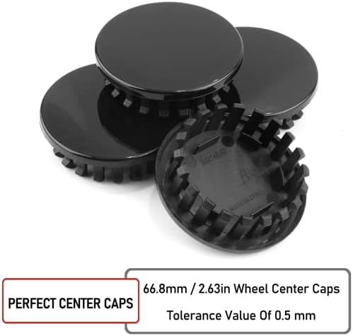 RTRHINOTUNING 4PCS OD:67mm/2.63in Wheel Center Caps Compatible - Image 6