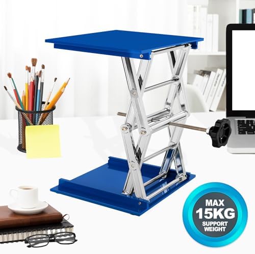 Lab Jack Stand Platform 8" x 8", Laboratory Support Stand 200x200mm Manual Lab - Image 2