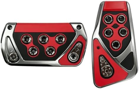 2 PCS Car Pedal Covers, Automatic Transmission Brake and Gas Pedal Pads by Unknown