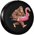 Funny Bigfoot Flamingo Spare Tire Cover Wheel Protector Universal Fit by Unknown