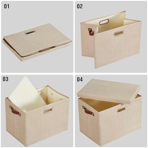 17" Large Fabric Storage Box - Image 6