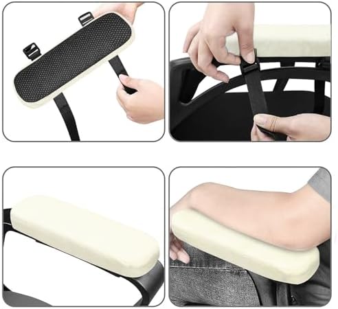 MOSISO Chair Armrest Pads, Home/Office Chair Arm Rest Covers - Image 3