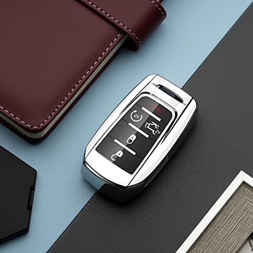 Compatible with Dodge Ram Key Fob Cover 1500 2500 3500 Silver Car Accessories - Image 5