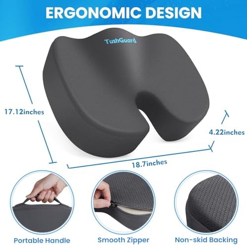 TushGuard Memory Foam Seat Cushion - Image 2