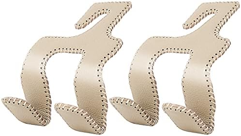 Car Headrest Hooks for Purses and Bags, Upgraded 2 in 1 Cars Back Seat Head by LANVRION