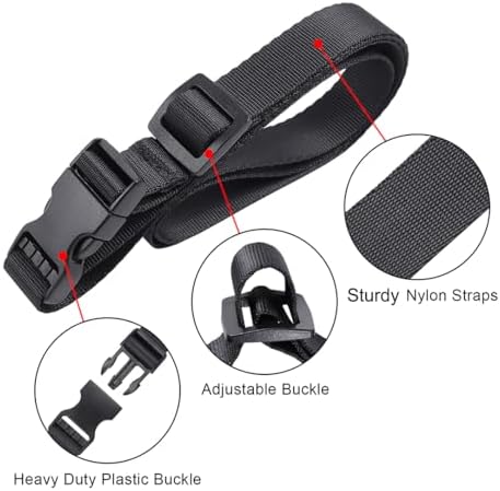 Vigorport Utility Straps Quick Release Nylon Backpack Accessory Bag Strap - Image 5