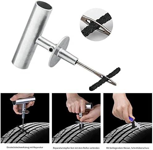 AUTOWN Flat Tire Repair Kit 68pcs, Heavy Duty Tire Plug Kit to Fix Puncture - Image 4