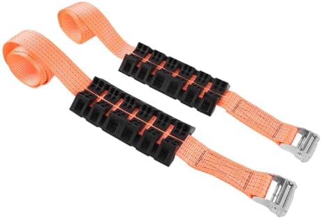 Generic 2PCS Tire Traction Straps, Strong Grip Anti Skid Emergency Tire Straps - Image 3
