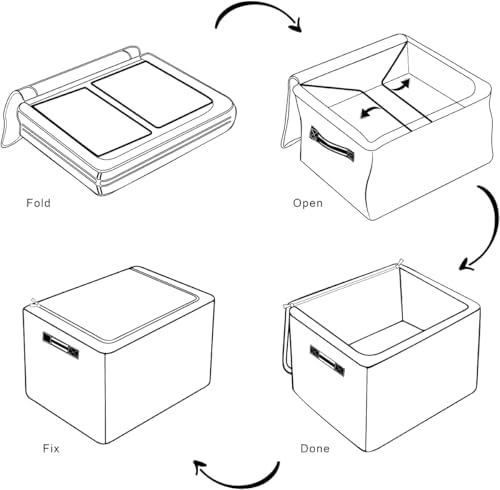 Storage Bins With Zipper Lid, Collapsible Trunk Organizer, Car Organizers and - Image 6