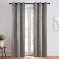 NICETOWN Chrome Gray Blackout Curtains by NICETOWN