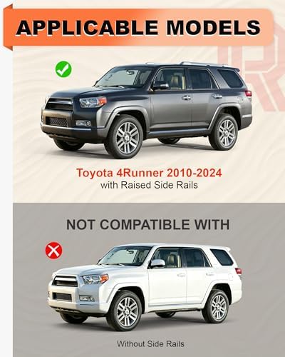 Upgraded 300LB Aluminum Roof Rack Cross Bars - Image 2