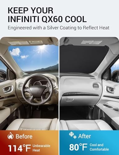 Proadsy Custom Fit Car Windshield Sun Shade - Image 3