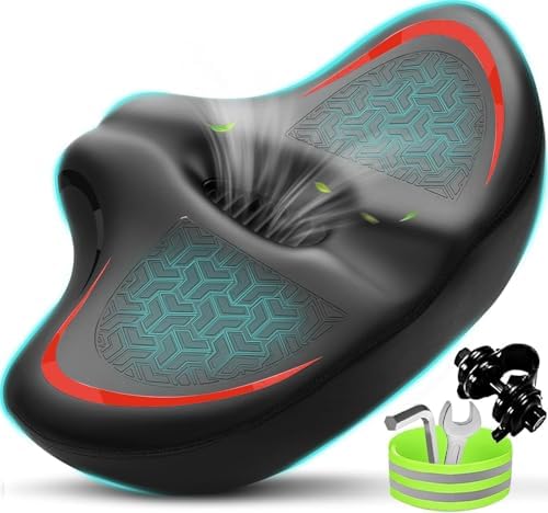 Noseless Bike Seat Cushion for Men & Women by Moreergonomicoversizedbikeseat