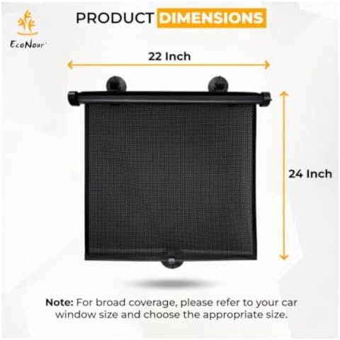 EcoNour Sun Visor, Car Shades for Side Windows - Image 2
