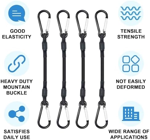 SDTC Tech 12" 18" 24" Mini Short Bungee Cords - Image 5
