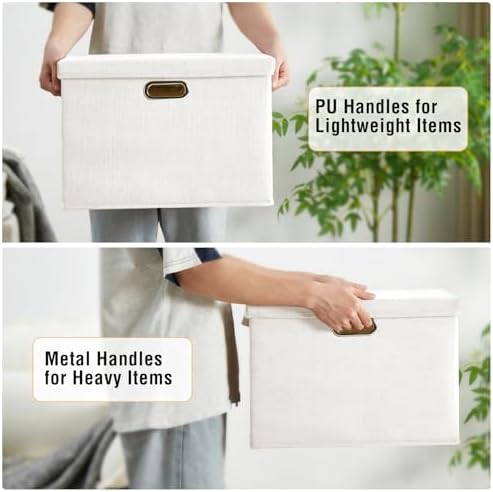 17" Large Fabric Storage Box - Image 3