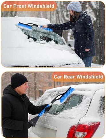 EcoNour 27" Snow Brush with Ice Scrapers - Image 4