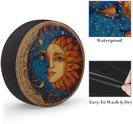 Moon Spare Tire Cover Waterproof Dust-Proof Spare Wheel Covers - Image 4