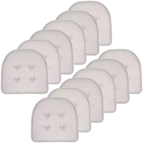 Sweet Home Collection Chair Cushion Memory Foam Pads Tufted Slip Non Skid by SweetHomeCollection