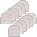 Sweet Home Collection Chair Cushion Memory Foam Pads Tufted Slip Non Skid by SweetHomeCollection