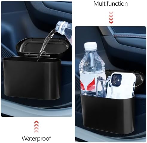 NBTEPEM Car Trash Can with Lid - Image 6
