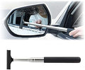 8sanlione 38.6 Inch Telescopic Side Mirror Glass Squeegee by 8sanlione