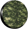 Spare Tire Cover，Army Green Camo Camper Spare Tire Cover Waterproof Sun by Unknown