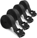 4-Pack Lashing Straps with Buckles, 0.78 Inch x 5 Feet by Unknown