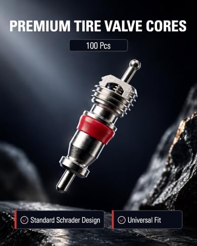 CKAuto Schrader Valve Core 100-Pack – Universal Replacement - Image 2