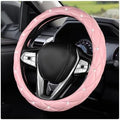Bling Car Steering Wheel Cover, 15 Inch Diamond Leather Anti-Slip Auto Steering by Unknown